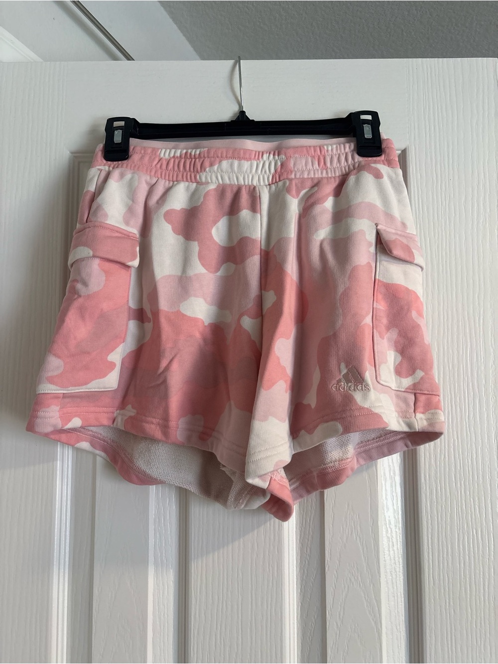adidas Pink Camo Women's Athletic Shorts